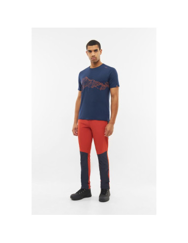 T-shirt męski viking lenta bamboo light man niebieski   xl