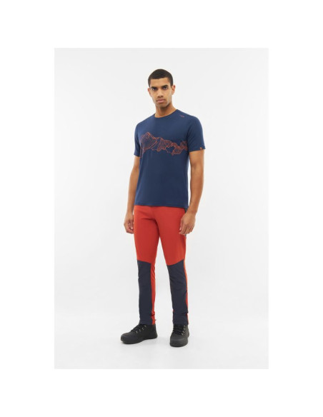 T-shirt męski viking lenta bamboo light man niebieski   xl