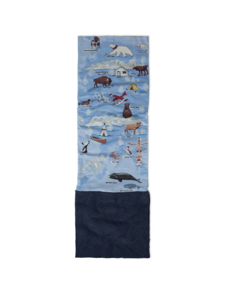 Bandana dziecięca buff polar imus washed blue