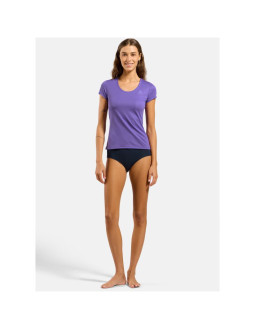 Koszulka damska odlo active f-dry light bl top crew neck s/s fioletowa