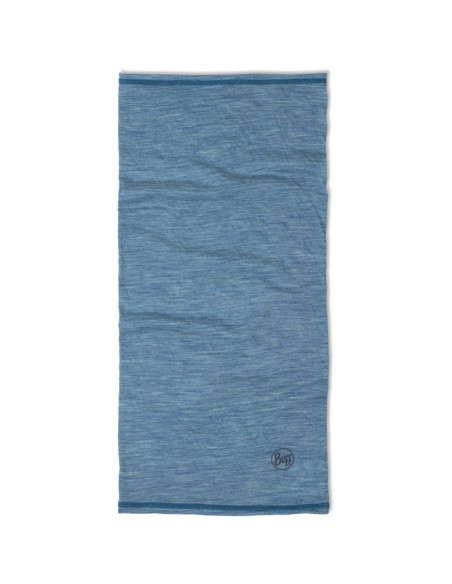 Bandana buff merino lightweight solid lake blue