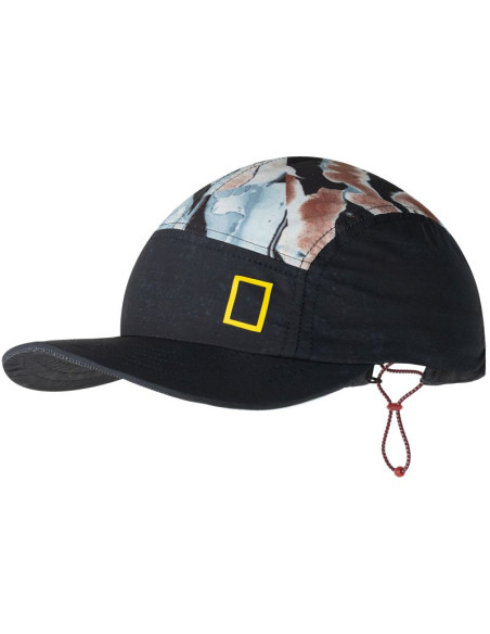 Czapka z daszkiem buff 5 panel explore cap  reige black