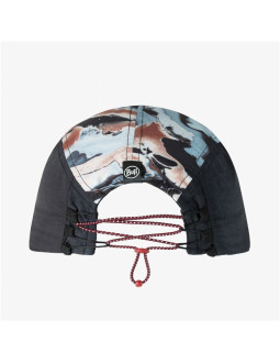 Czapka z daszkiem buff 5 panel explore cap  reige black 2