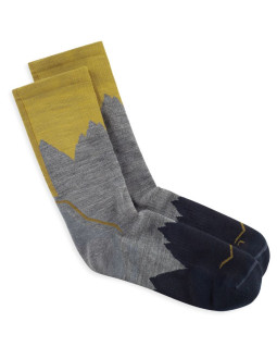 Skarpetki buff merino lightweight crew sock lwc3 grey s