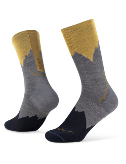 Skarpetki buff merino lightweight crew sock lwc3 grey s 2
