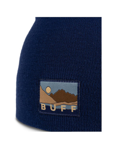 Czapka buff knitted beanie lilon long midnight