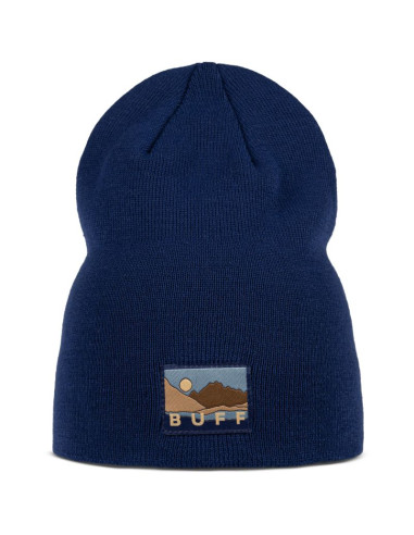 Czapka buff knitted beanie lilon long midnight