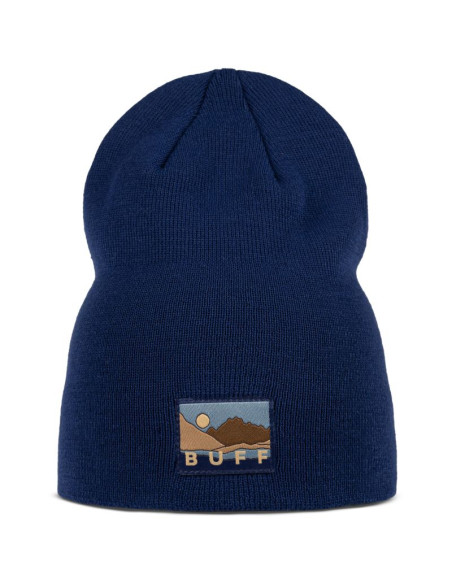 Czapka buff knitted beanie lilon long midnight