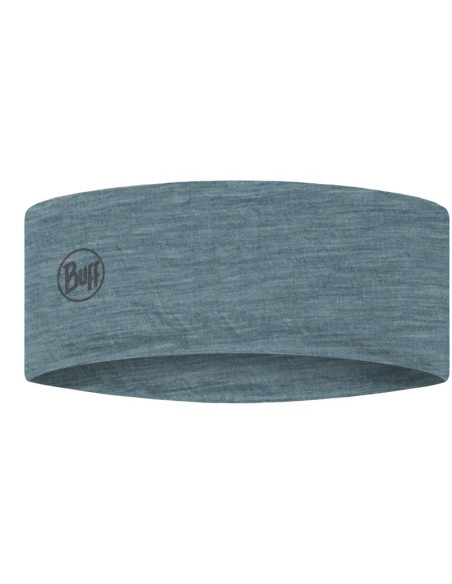 Opaska buff merino lightweight headband solid pool