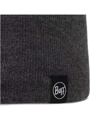 Czapka buff knitted & fleece band beanie lilon short grey heather