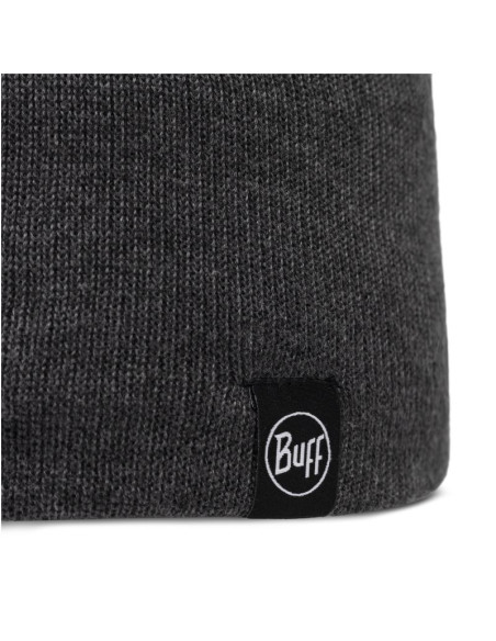 Czapka buff knitted & fleece band beanie lilon short grey heather