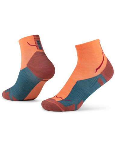 Skarpetki buff merino lightweight quarter sock lwq4 flamingo s