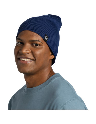 Czapka buff knitted beanie lilon long midnight