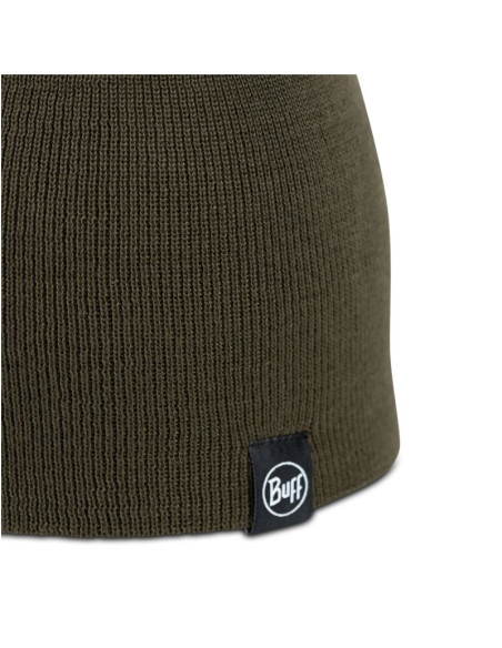 Czapka buff knitted beanie lilon long beetle green