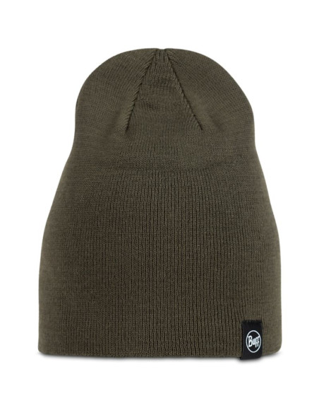 Czapka buff knitted beanie lilon long beetle green