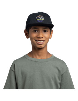 Dziecięca czapka z daszkiem buff snapback cap solid black