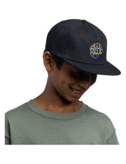 Dziecięca czapka z daszkiem buff snapback cap solid black 2