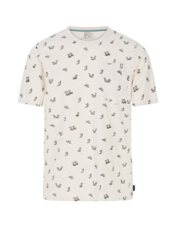 T-shirt męski protest prtelston biały