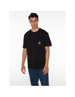 T-shirt męski protest isiah czarny