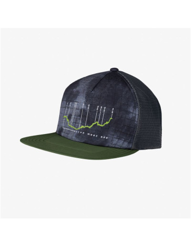 Czapka z daszkiem buff explore trucker cap bonsy graphite l/xl