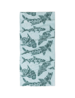Bandana buff coolnet uv® lake river salt seagrove green