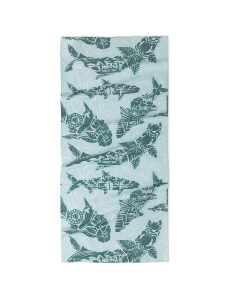 Bandana buff coolnet uv® lake river salt seagrove green