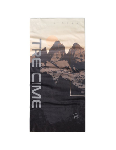 Bandana buff original ecostretch tre cime peak dark brown