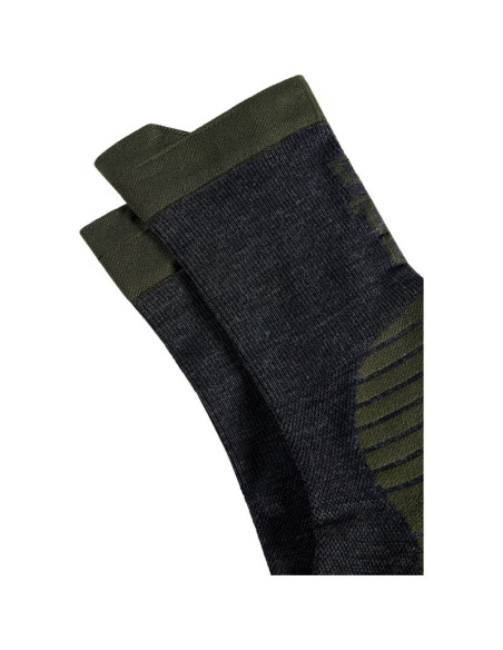 Skarpetki uni odlo socks crew performance merino trail zielone