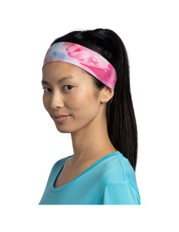 Opaska buff coolnet uv® slim headband esmerald fluor fuchsia 2