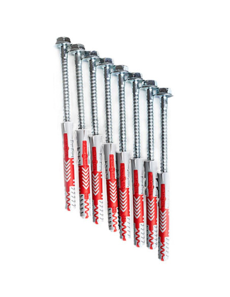 Kołki rozporowe fischer 10x80 z wkrętami do drabinek 8szt benchk ps8