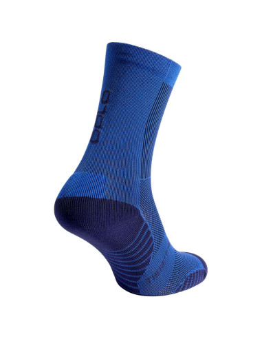 Skarpetki klasyczne odlo performance run socks crew niebieskie