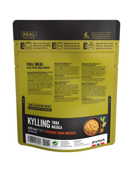 Żywność liofilizowana real field meal kurczak tikka masala 540 g