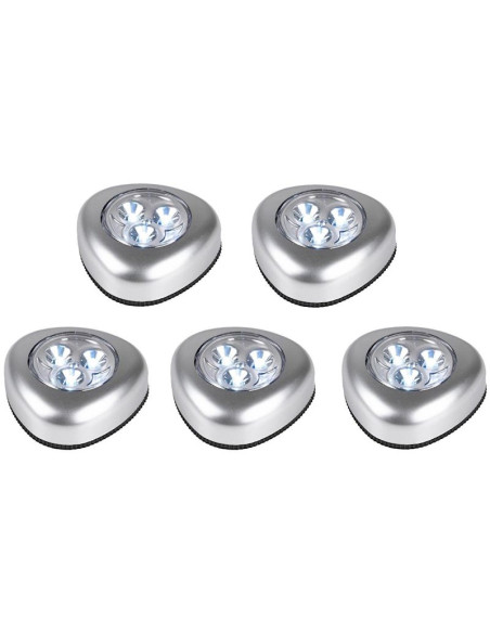 Zestaw 5 lampek push light led na baterie grundig