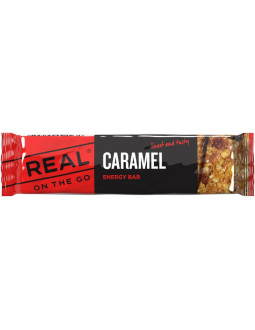 Baton energetyczny  real on the go o smaku karmelowym 40 g