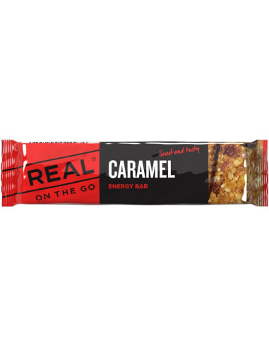 Baton energetyczny  real on the go o smaku karmelowym 40 g