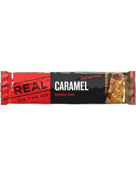 Baton energetyczny  real on the go o smaku karmelowym 40 g