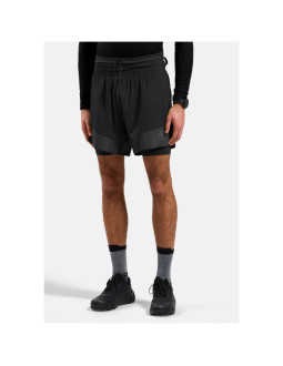Spodenki męskie odlo 2-in-1 short x-alp trail 6 inch czarne 2