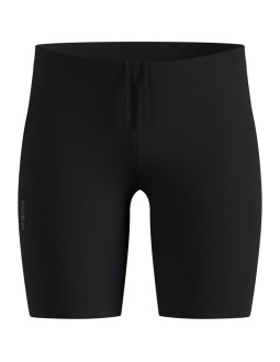 Legginsy krótkie do biegania męskie odlo tights short essential czarne 2