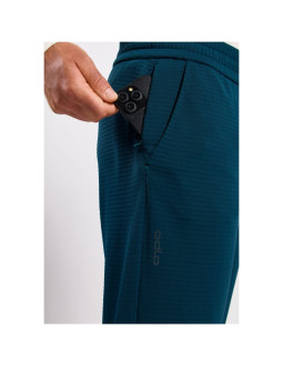 Spodnie męskie odlo essential thermal pants regular length zielone 2