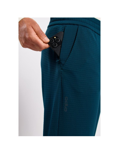 Spodnie męskie odlo essential thermal pants regular length zielone