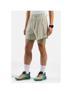 Spodenki męskie odlo x-alp trail 6 inch 2-in-1 short szare 2