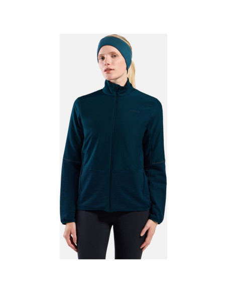 Kurtka hybrydowa damska odlo essential insulator hybrid jacket zielona