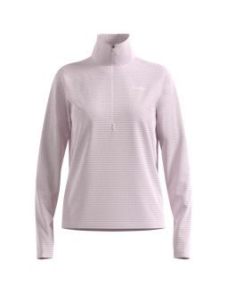Bluza z półgolfem damska odlo essential thermal mid layer 1/2 zip różowa 2