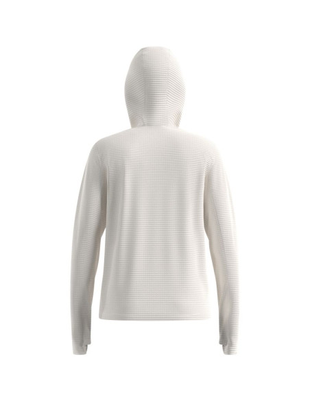 Bluza z kapturem damska odlo essential thermal mid layer hoody beżowa