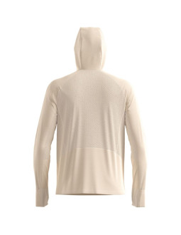 Bluza z kapturem męska odlo x-alp mid layer hoody beżowa 2