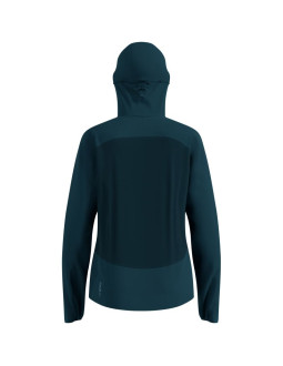 Kurtka przeciwdeszczowa damska odlo x-alp waterproof pro jacket zielona 2