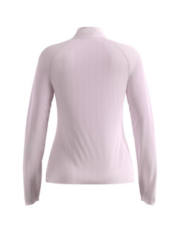 Bluza z półgolfem damska odlo zeroweight warm mid layer 1/2 zip różowa 2