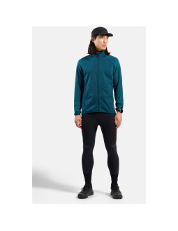 Kurtka hybrydowa męska odlo zeroweight warm hybrid jacket zielona 2