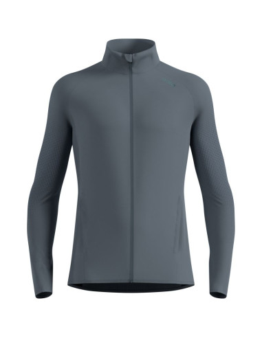 Kurtka hybrydowa męska odlo zeroweight warm hybrid jacket szara