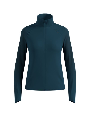 Kurtka hybrydowa damska odlo zeroweight warm hybrid jacket zielona